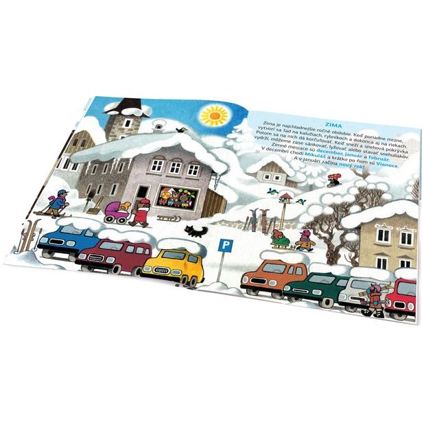 KRTKO a ZIMA ─ Kniha samolepiek