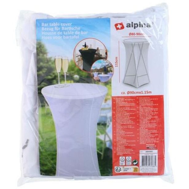 ALPINA Přehoz na barový stůl bílý ED-247488bila