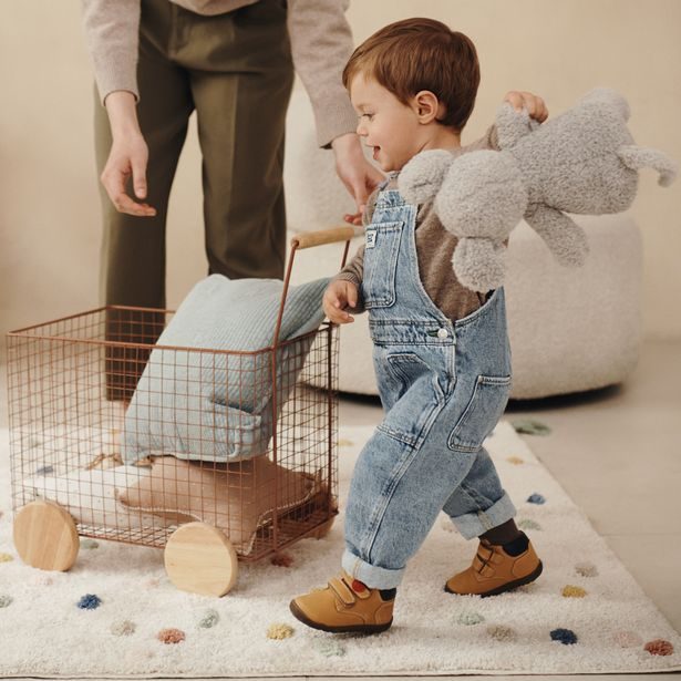 Chlapci první kroky Geox Macchia Béžové