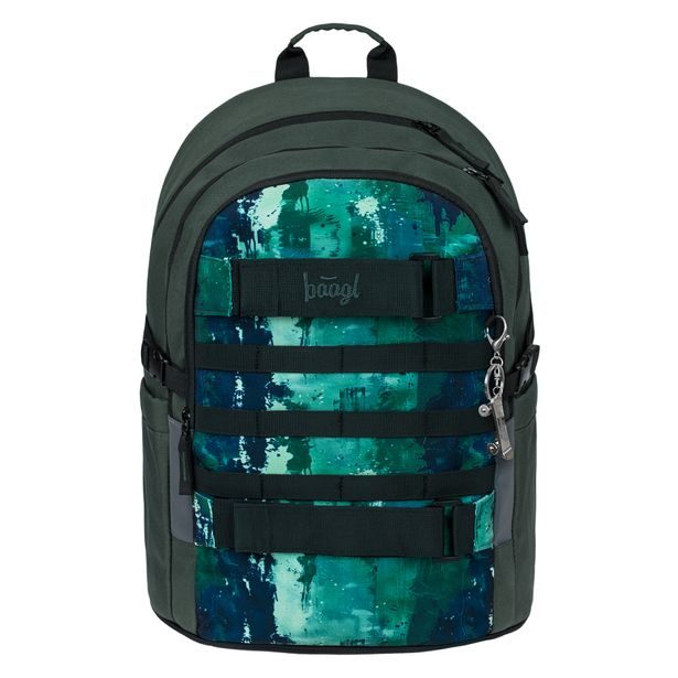 BAAGL SET 5 Skate Forest: batoh, penál, sportovní taška, ledvinka, obal na notebook