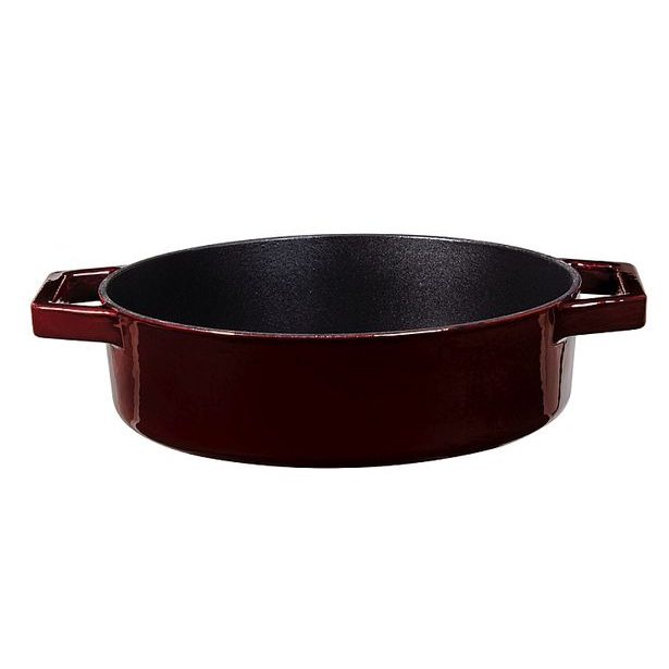 BERLINGERHAUS Pekáč litinový s poklicí 26 cm Burgundy Line BH-6498