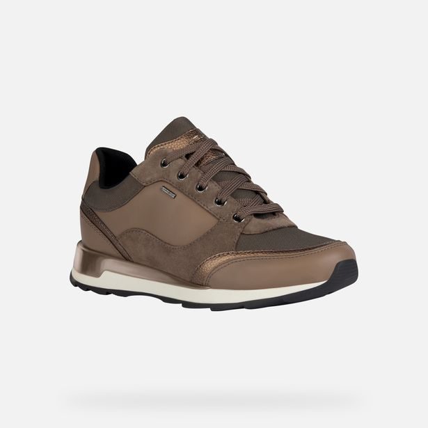 Hnědé dámské tenisky Geox New Aneko B ABX
