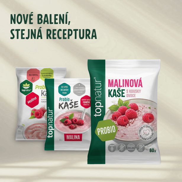 TOPNATUR PROBIO kaše malina 60g