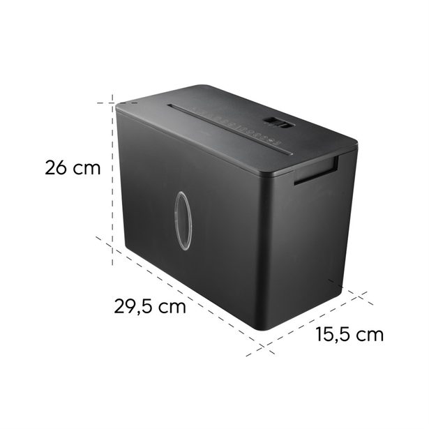 Hama Safe X40-B, skartovačka, křížový řez, 4 listy, bezpečnostní úroveň P4 T4 E3, černá