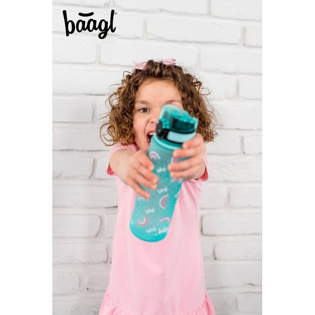 BAAGL Tritanová láhev na pití Duha, 500 ml