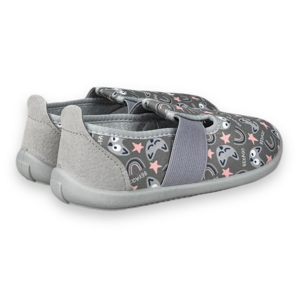 Dívčí BAREFOOT domácí obuv Befado Softer - Duha