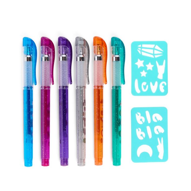 VONNÁ TETOVACÍ PERA blistr 6 KS + 2 šablony