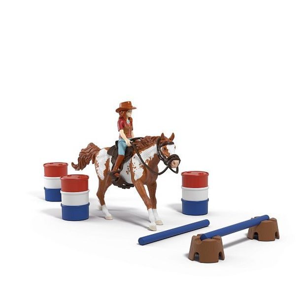 SCHLEICH Hannah s koněm a překážkami