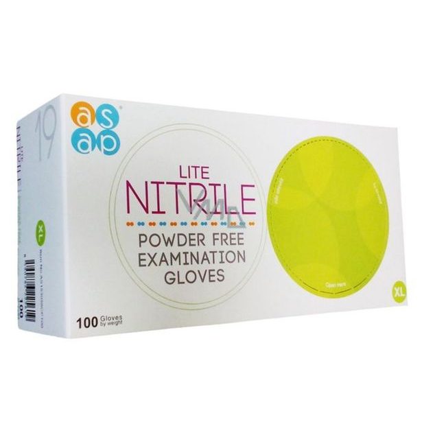 rukavice 100ks NITRIL -XL-bez pudru, jednor.