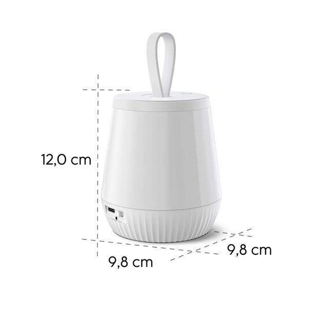 Hama Mobile, noční/orientační LED svítilna, přenosná, nabíjecí, stmívatelná, RGBW, IP44
