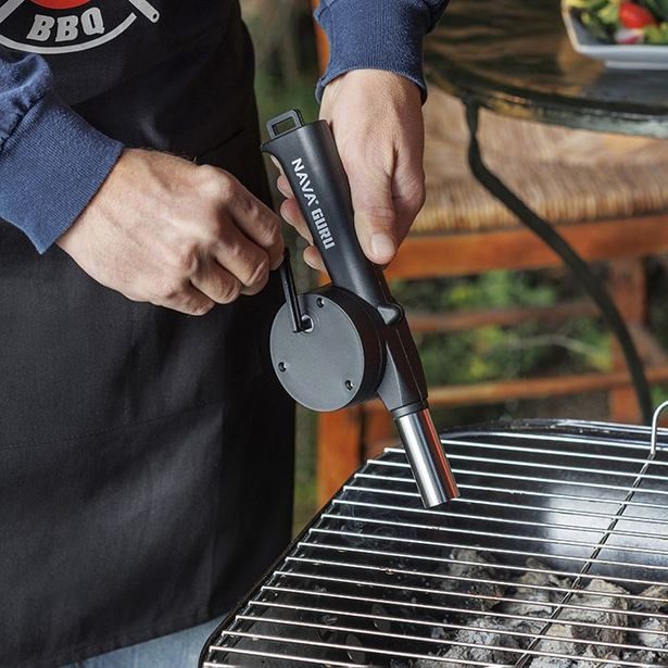 fukar-rozdmýchavač ohně 25cm, BBQ GURU, ruční, NR/plast