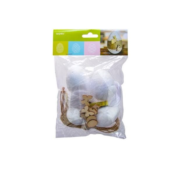 Arpex SADA DEKORAČNÍ KREATIVNÍ RUSTIKÁLNÍ KRASLICE_hamashop