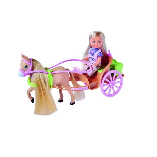 Panenka Evička Kočár s koněm