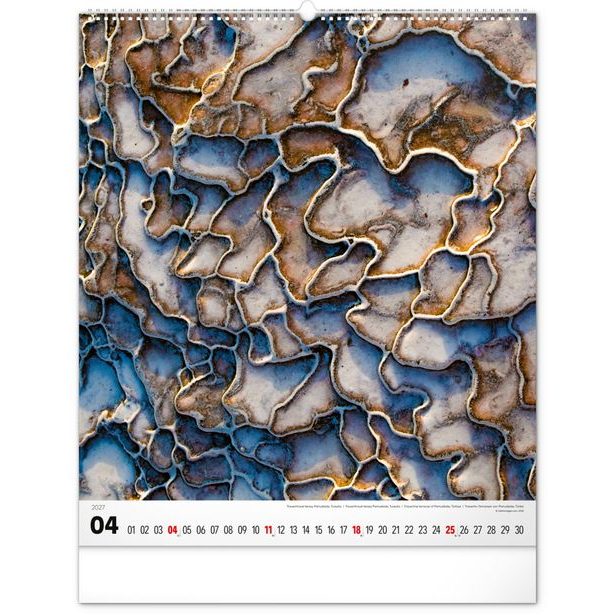 NOTIQUE Nástěnný kalendář Energie 2027, 48 x 56 cm