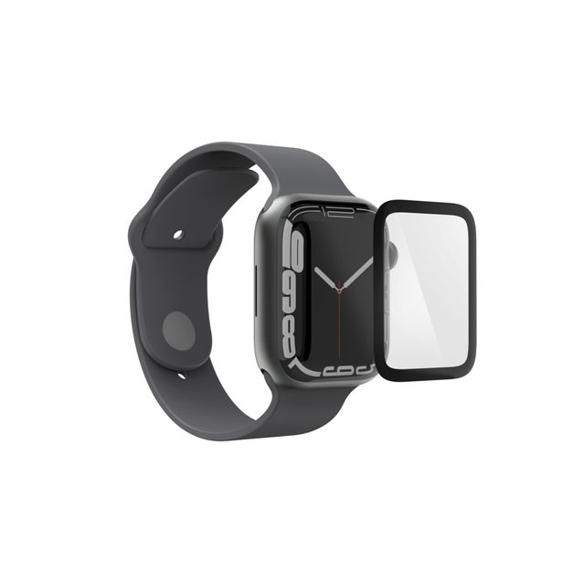 Hama Super Hybrid, ochrana displeje pro Apple Watch SE 3, 44 mm, D3O®, nerozbitná