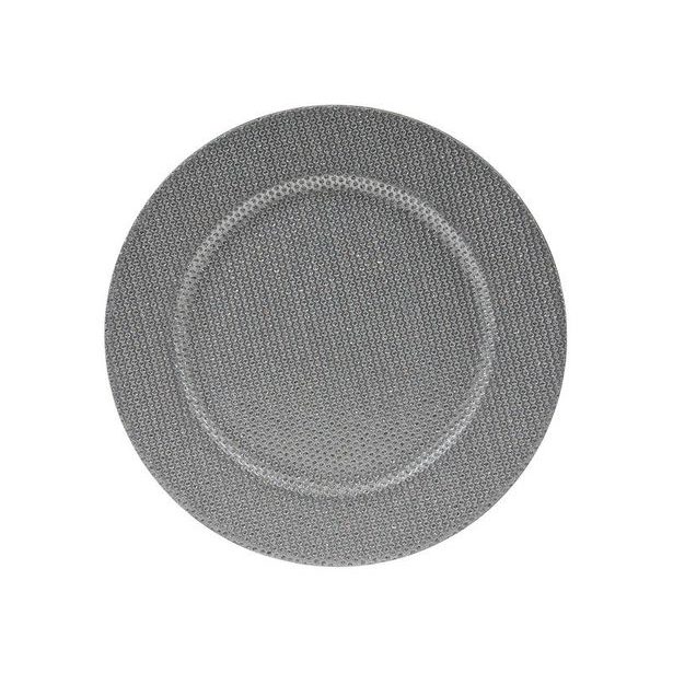 HIT TALÍŘ PRŮM. 33 CM, DIAMANTOVĚ STŘÍBRNÁ_hamashop