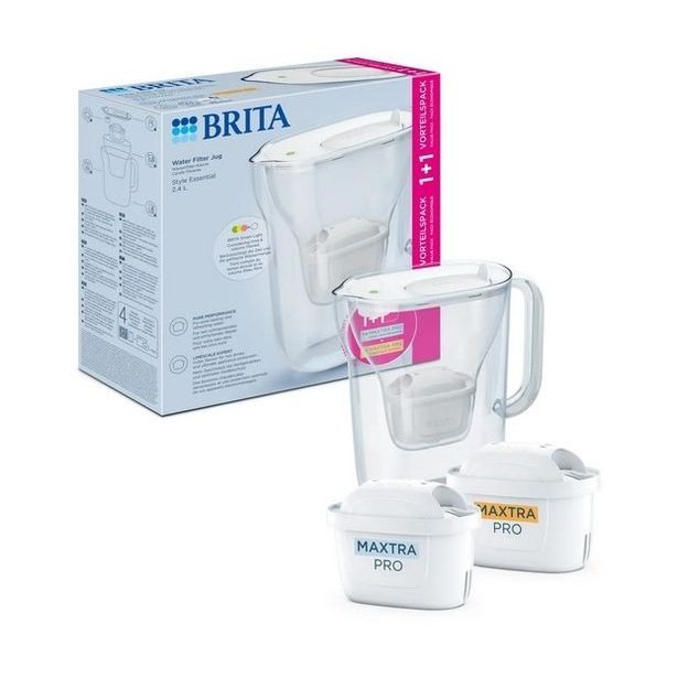 konvice BRITA 2,4l Style Essential bílá+2ks filtrů (PO+PL)