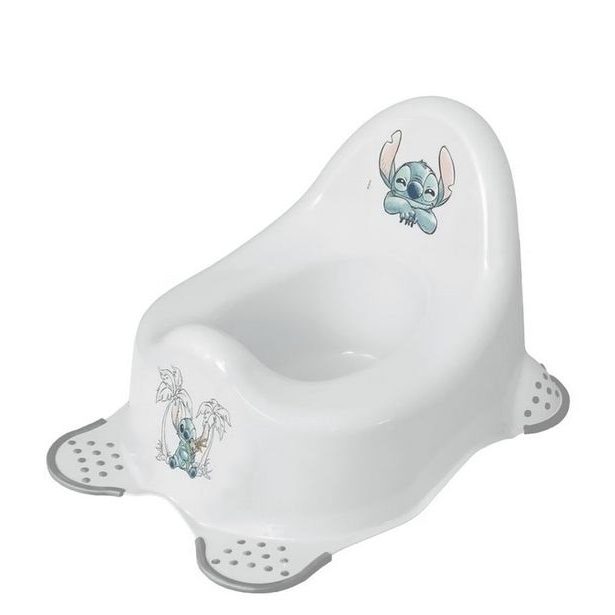 nočník 38x27x24cm ADAM bílý, STITCH, protiskluz., plast