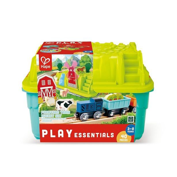 Hape Vláčkodráha set v boxu - Farma