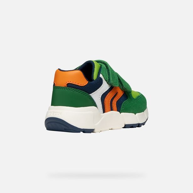 Zelené chlapecké tenisky Geox Flexyper Mini