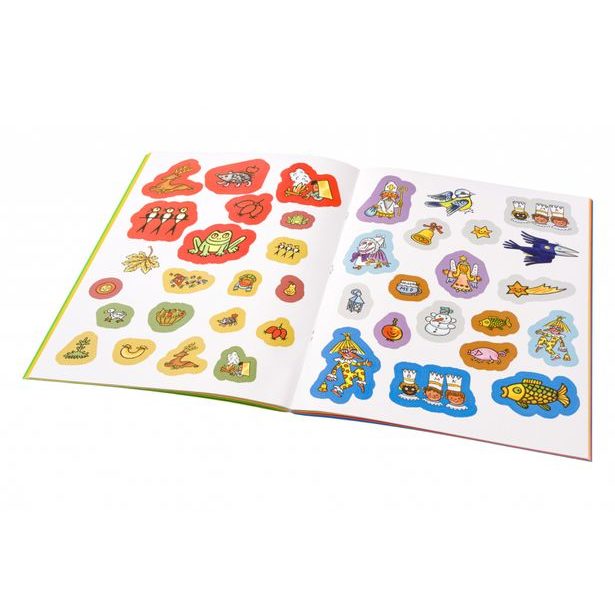 JARO, LÉTO, PODZIM, ZIMA – Kniha samolepek a hádanek Baagl