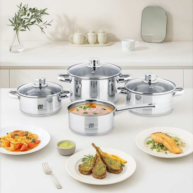 CS SOLINGEN Sada nádobí nerez Belm 7 ks CS-054953