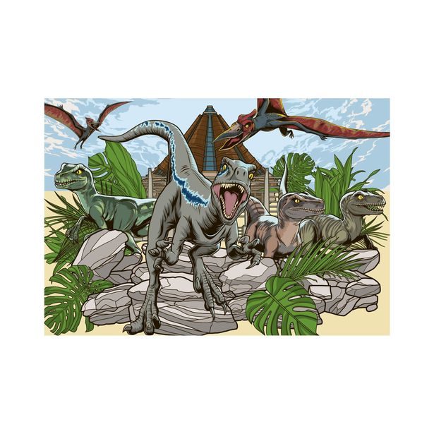 JURSKÝ SVĚT 2x48 Puzzle