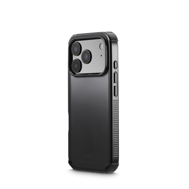 Hama Extreme Protect, kryt pro Apple iPhone 17 Pro, materiál D3O®, průhledný černý