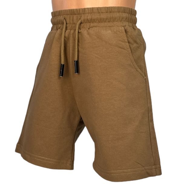 Chlapecké bavlněné kraťasy - hnědá