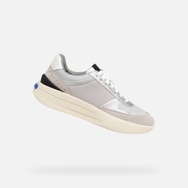 Světle šedé dámské tenisky Geox Gxrn-01