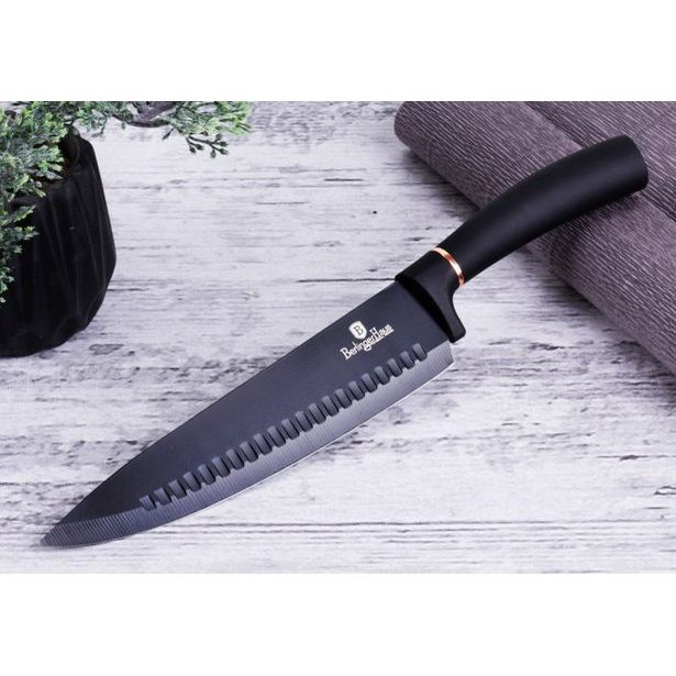 BERLINGERHAUS Sada nožů ve stojanu 8 ks Black Rose Collection BH-2421