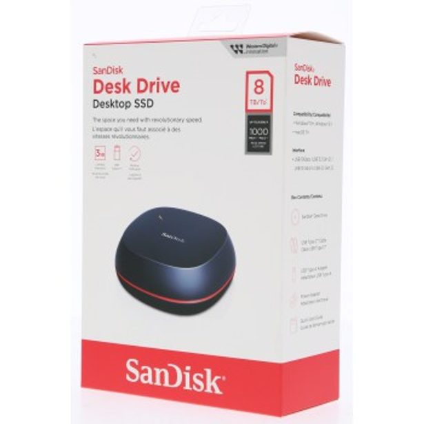 SanDisk Desk Drive 8 TB USB Type-C Desktop 1000 MB/s