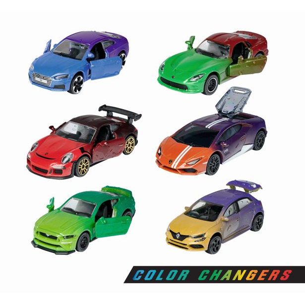 Autíčko Color Changers, 6 druhů