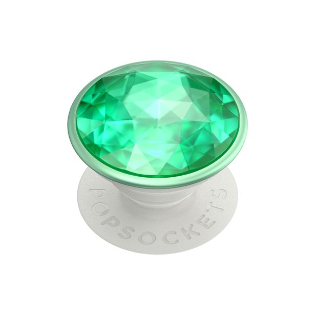 PopSockets PopGrip Gen.2, Disco Crystal Mint, 3D disco koule mátová zelená