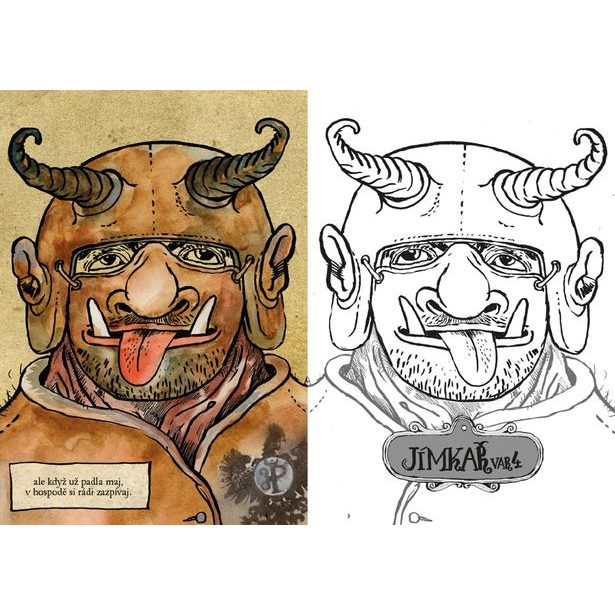 ČERTÍ BRKO – Pekelné masky a zpěvy (řevy) Baagl