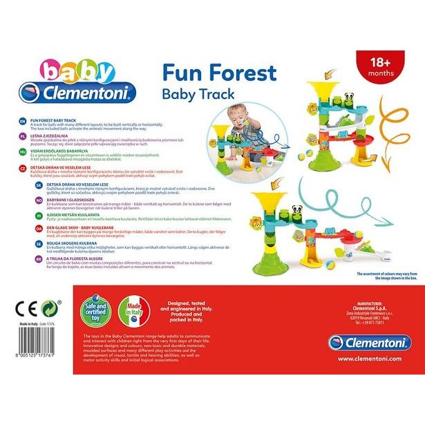 Baby velká kuličková dráha se zvířátky