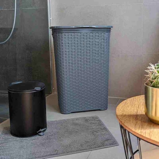 KELA Koš na prádlo BRASILIA 60 l světle šedá KL-23411