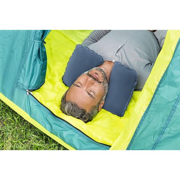 Nafukovací cestovní polštář podkova 37x24x10cm