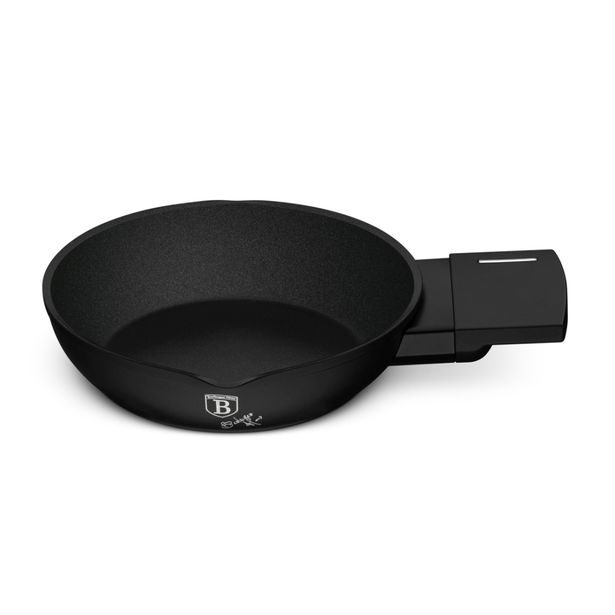 BERLINGERHAUS Pánev s titanovým povrchem 16 cm Matte Black Collection BH-8193
