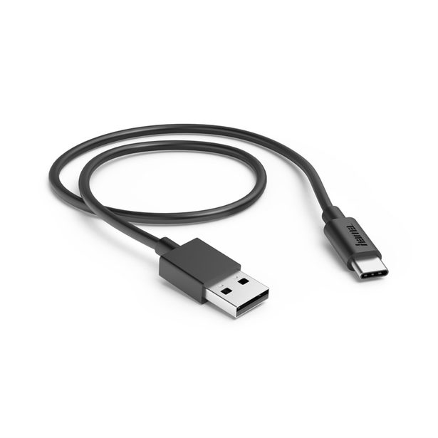 Hama kabel USB-C 2.0 typ A-C 0,5 m, černý