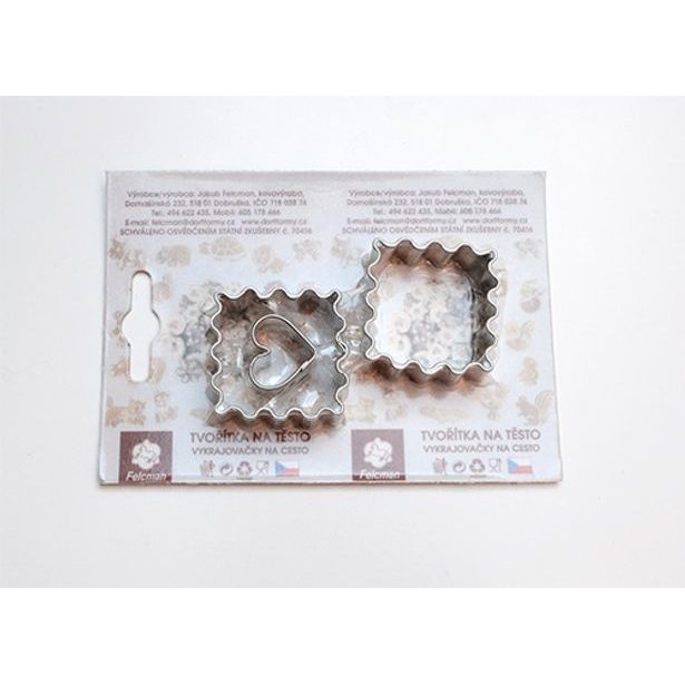 vykr. 0876 Čtvereček vroub., 4,2x4,2cm, sada-2ks