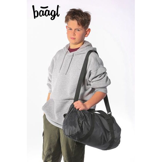 BAAGL SET 3 Skate Uni černá: batoh, penál, sportovní taška