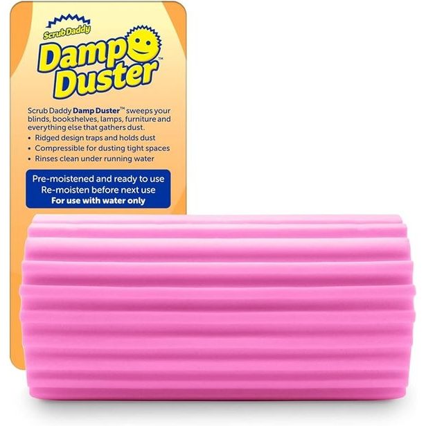 houba DAMP DUSTER růžová na prach
