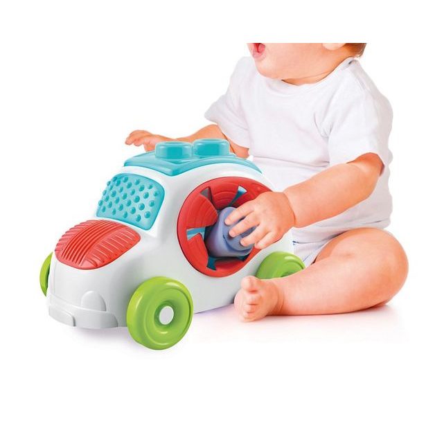Clemmy baby - kyblík s kostkami - autíčko
