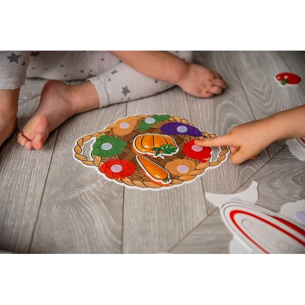 PEXI Velcro skládačky - Ovoce a Zelenina (Fruits and Vegetables)