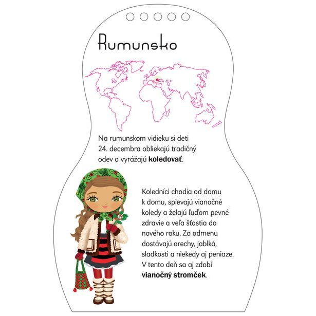 Obliekame bábiky VIANOCE – Maľovanky