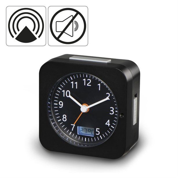 Hama Multi, budík řízený rádiovým signálem, černý