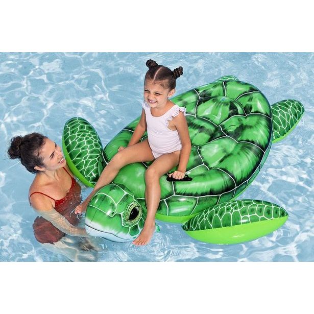 Bestway Nafukovací želva s držadly, 150x145 cm