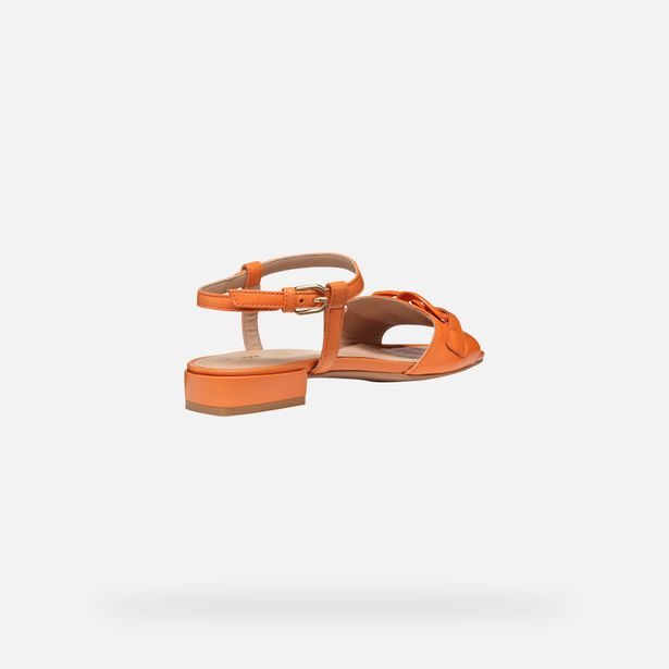 Oranžové dámské sandály Geox New Eraklia 15
