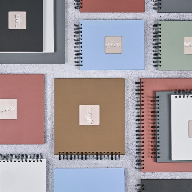 Hama album klasické spirálové FINE ART 24x17 cm, 50 stran, mousse, černé listy